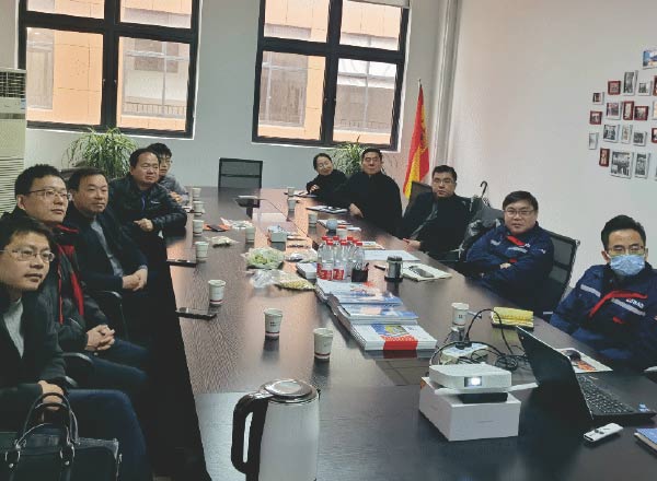 寧波供銷集團李斌主任，陸杰輝副總裁?奉化退役軍人事務局單局長等領導蒞臨公司指導調研