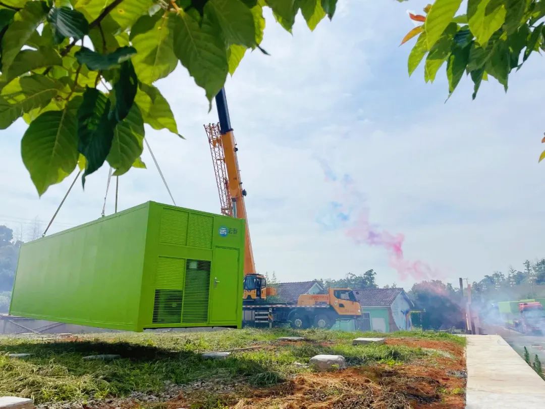 云笈生態(tài)|共富方艙落地共青城市陌上花開基地!